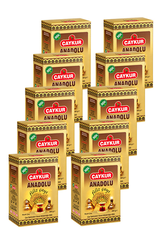 Anadolu Filiz Tea Gift Pack 400Gr. Cardboard Box) Pack of Ten