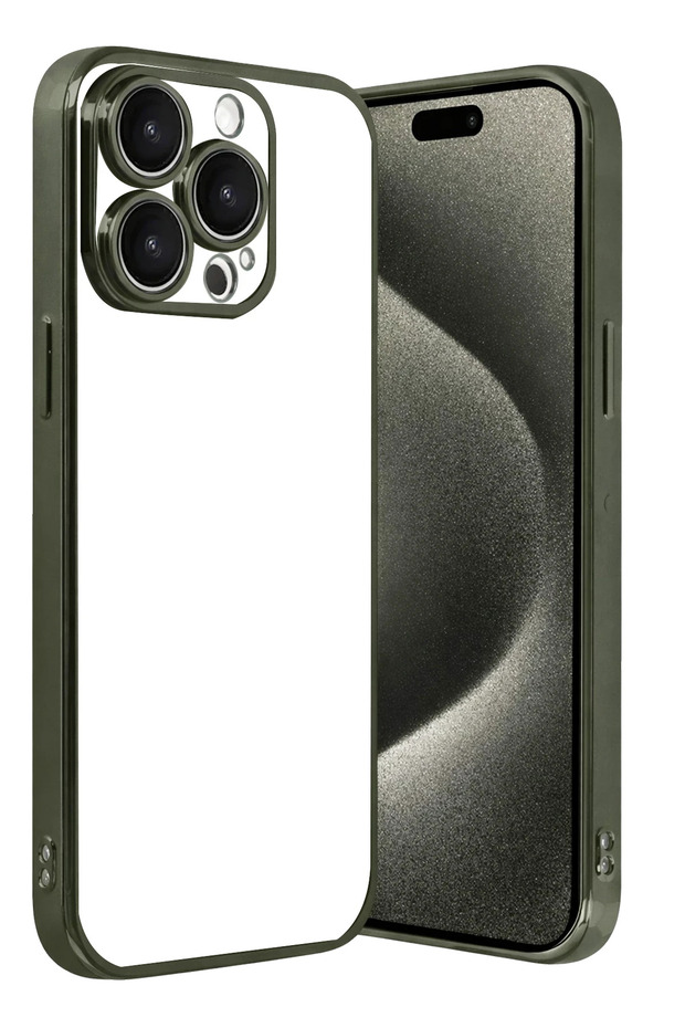 Spt-Gld Newface iPhone 15 Pro Max Lens Silicone Case (160345) - Green