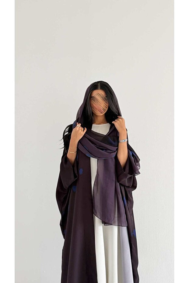 MWT1209 - عباية بطباعة | Printed Abaya