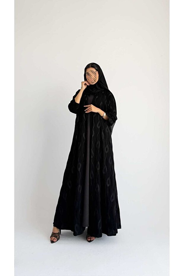 MWT1186 - عباية تطريز كامل