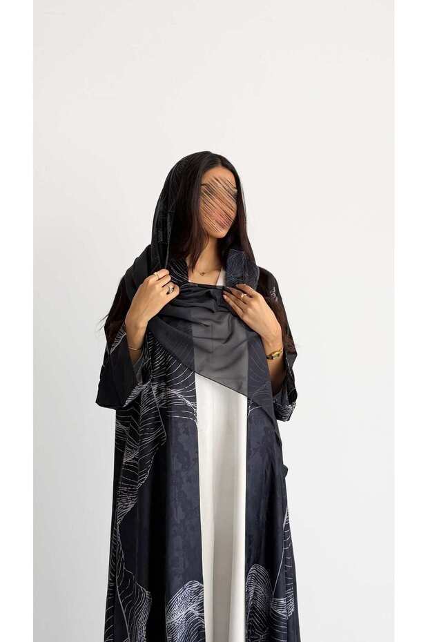 MWT1435 - عباية طباعة | Printed Abaya