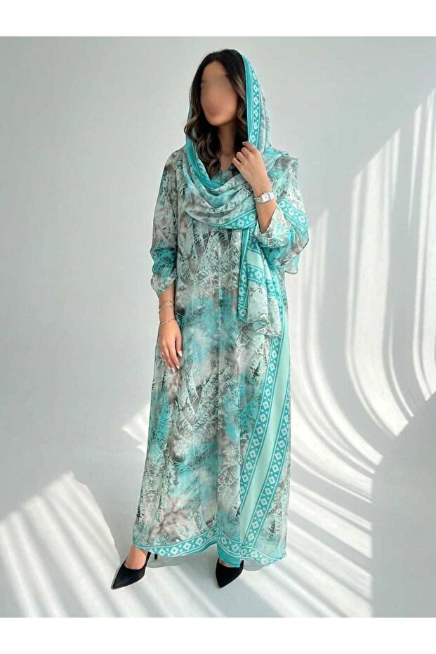 MWT1524 عباية طباعة | Printed Abaya