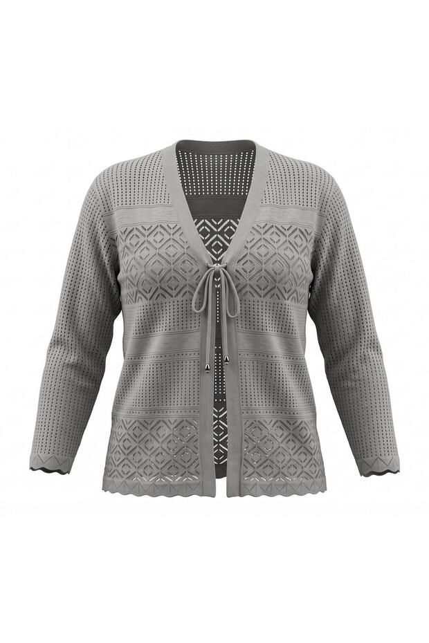 Tied-Back Mother Cardigan