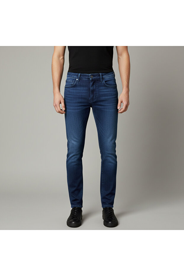 Men's Cyclo Stretch 3301 Tapered Jeans – Medium Blue