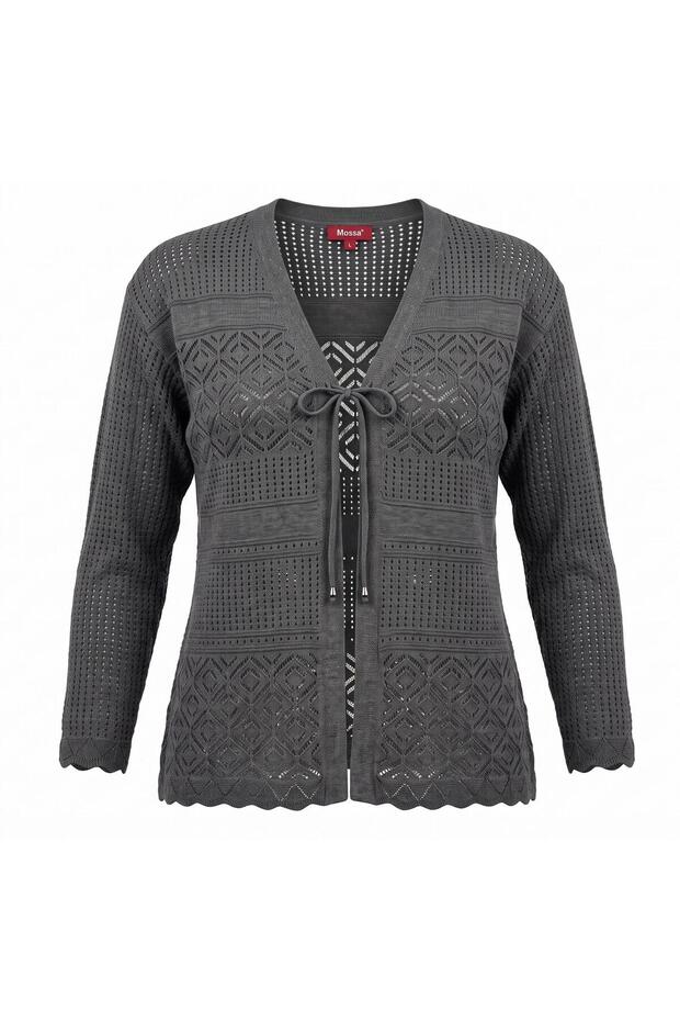 Tied-Back Mother Cardigan