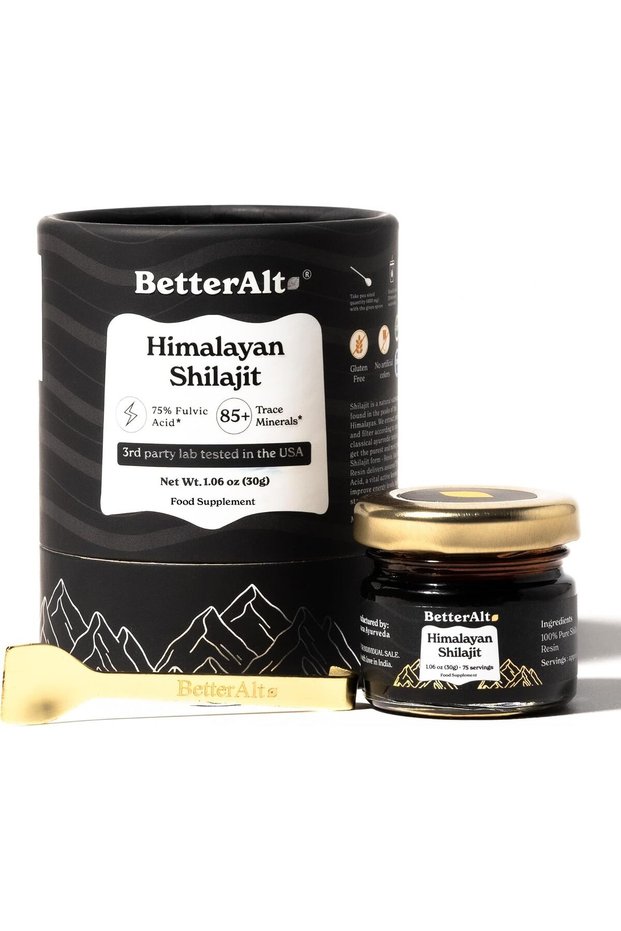 Pure Himalayan Shilajit Resin High Gold Grade for Men & Women| 75 Servings for Energy Boost & Immune Support, 85+ Trace Minerals, 75%+ Fulvic Acid, with Lab Test Report,400mg