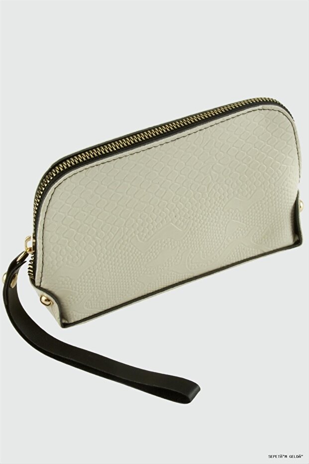 Spt-Gld Cream Rectangular (170519) Leather Wallet