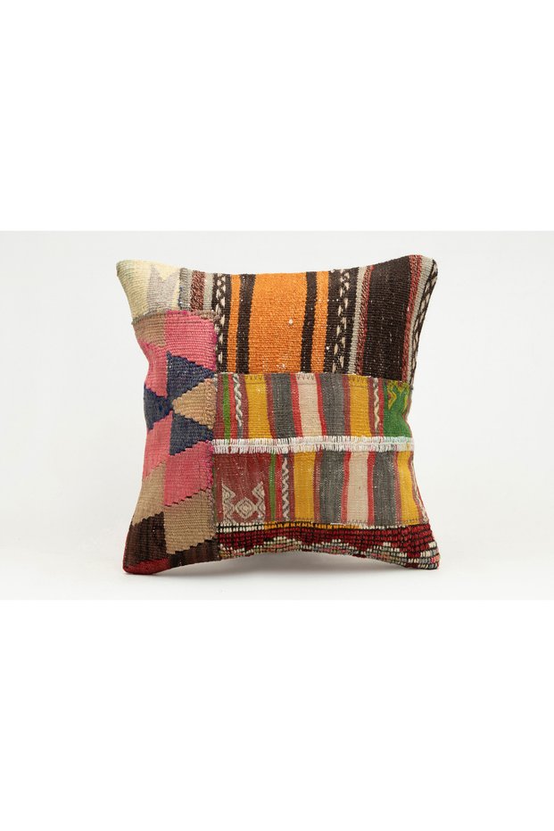 Handmade Old Kilim Rug Vintage Made in the 1930S, 1940S, 40X40 cm