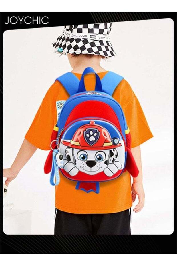 Cartoon Design Lightweight Waterproof School Bag Anti-lost School Backpack with Adjustable Shoulder Straps for Kids