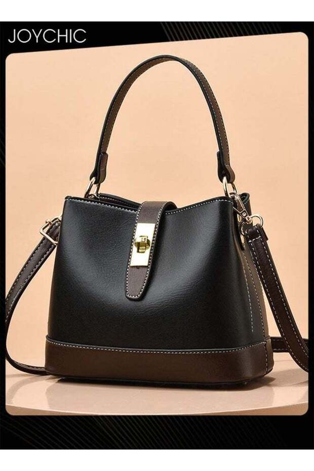 Women Shoulder Bag Ladies Vintage PU Leather Waterproof and Wear-resistant Zipper Multifunction Crossbody Bag