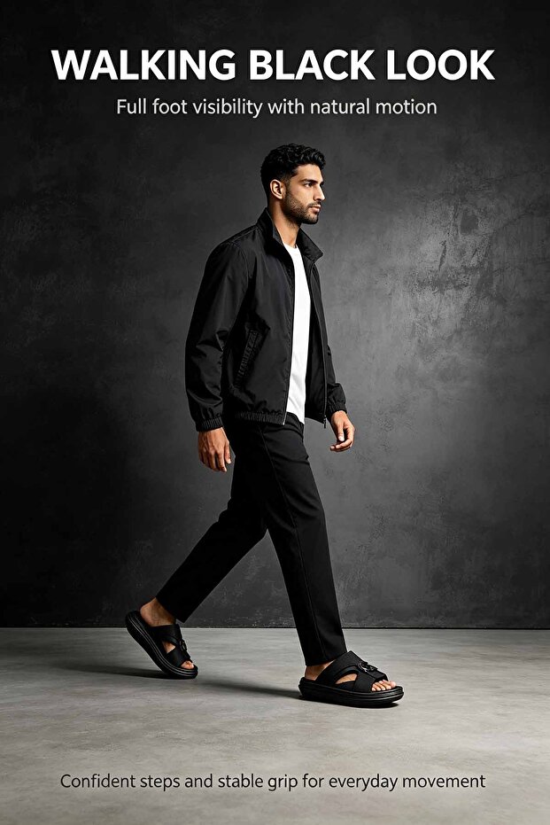 Premium Dual-Strap Footwear with Cushioned Insole