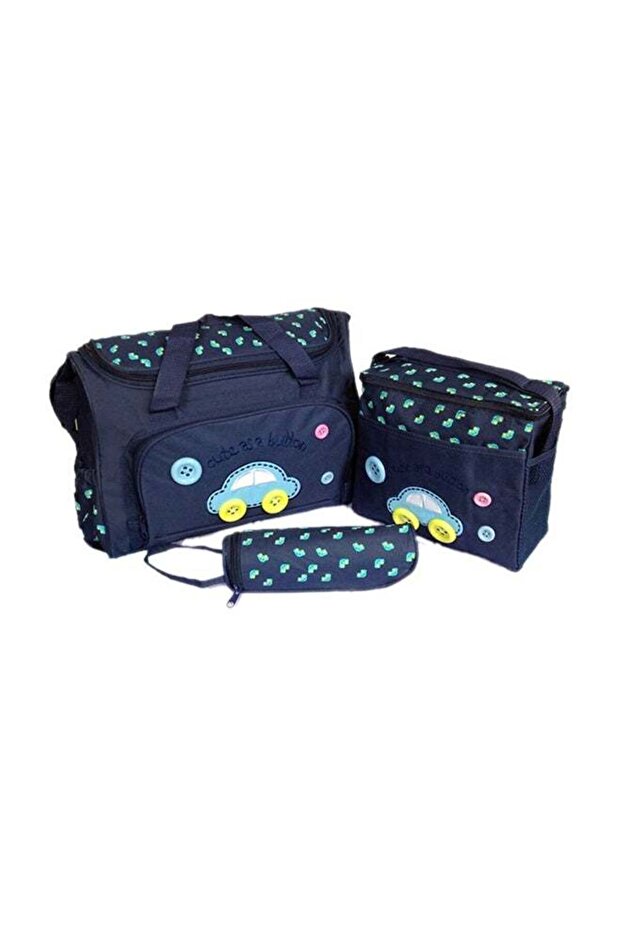 4-Piece Multifunctional Baby Diaper Storage Bag Set