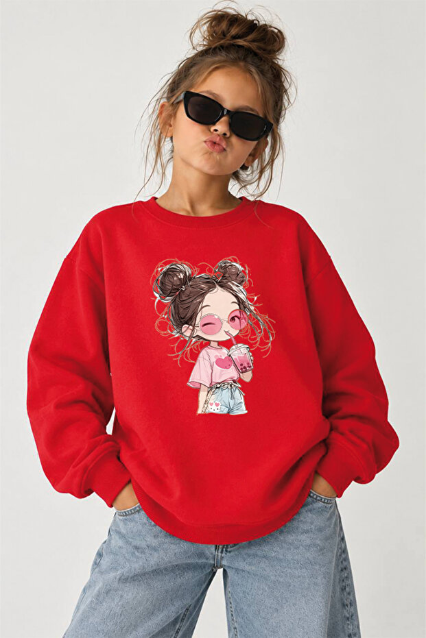 Children's 3 Thread Crew Neck Sweatshirt