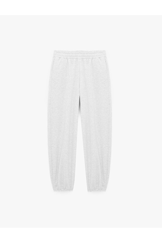 Comfortable Fit Jogger Sweatpants with Raised Three-Thread Pockets