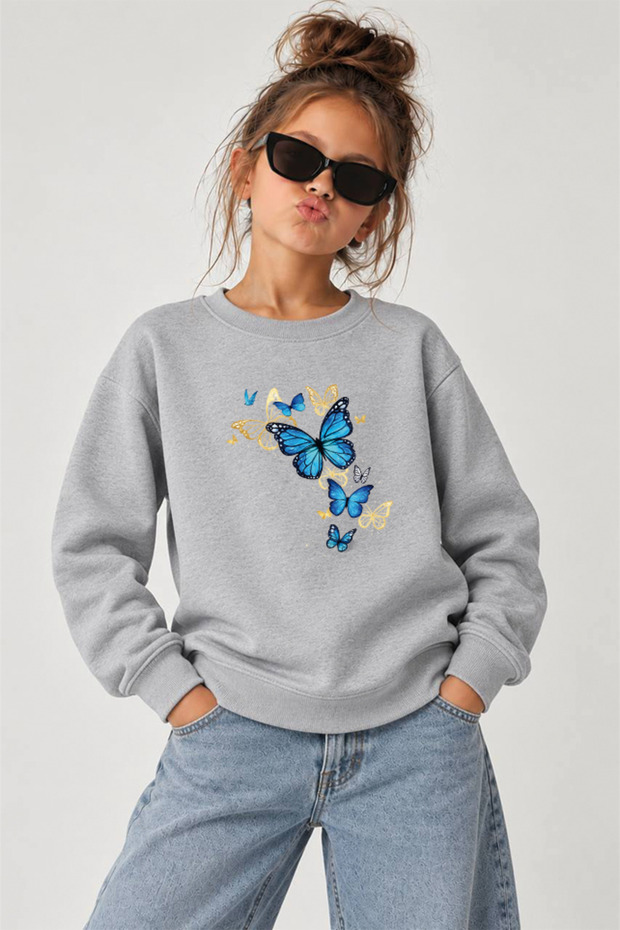 Children's 3 Thread Crew Neck Sweatshirt