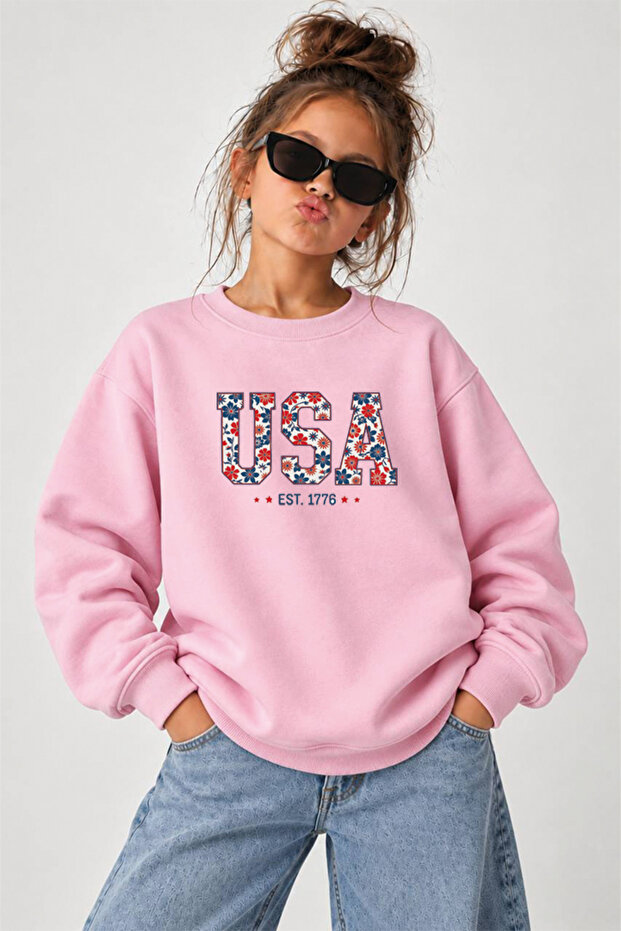 Children's 3 Thread Crew Neck Sweatshirt