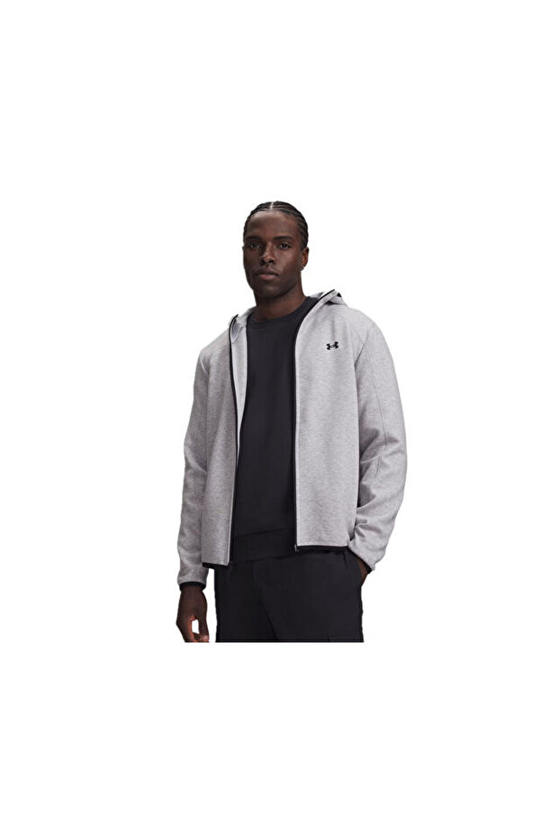 Ua Unstoppable Flc Fz Men's Casual Jacket 6013431-011 Gray