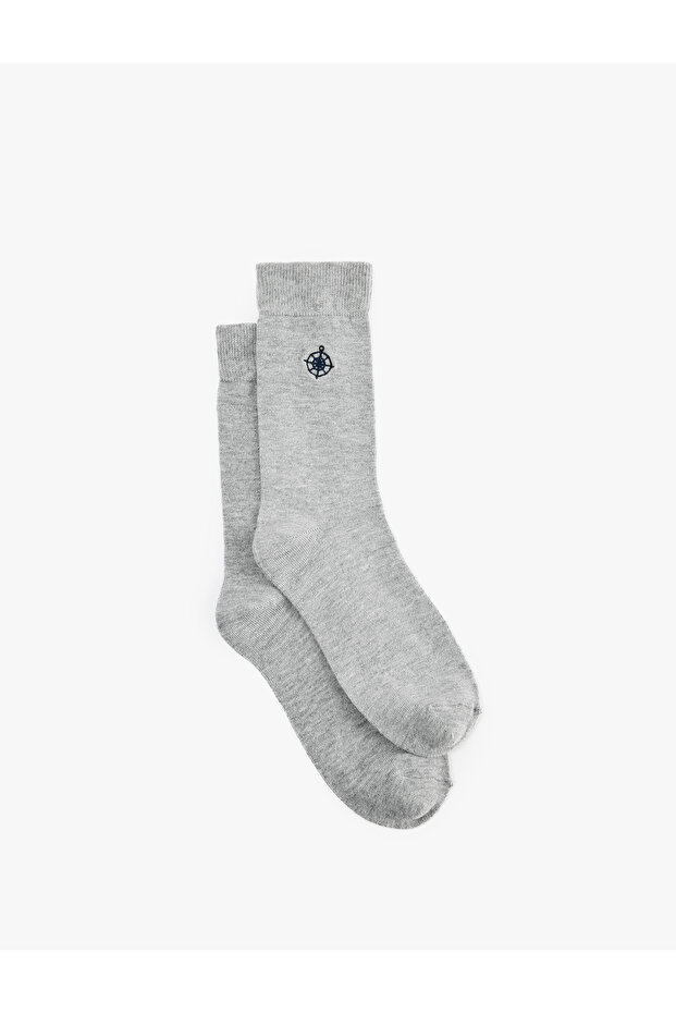 Embroidered Sock Socks