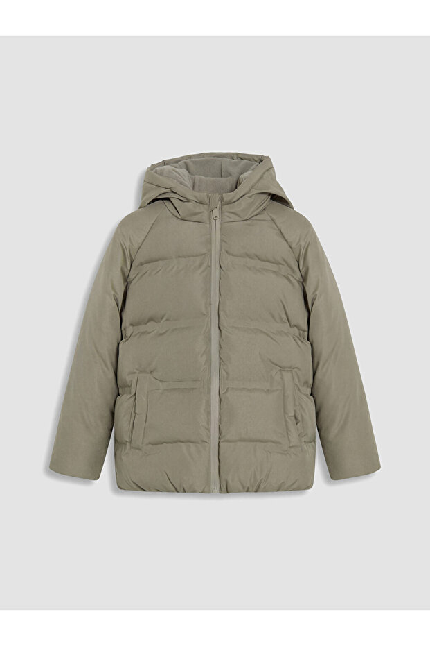 Lcw baby hooded puffer jacket for boys