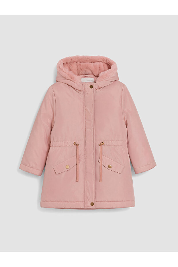 Lcw kids hooded puffer jacket for girls