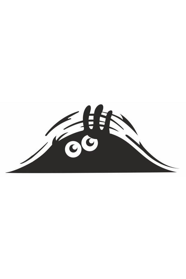 Shadow Eye Eyes Looking Out from the Trunk Custom New Sticker 35*14 cm