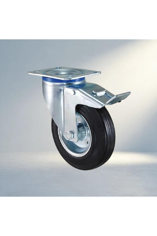 Swivel Caster with Brake 125X37 Industrial Use