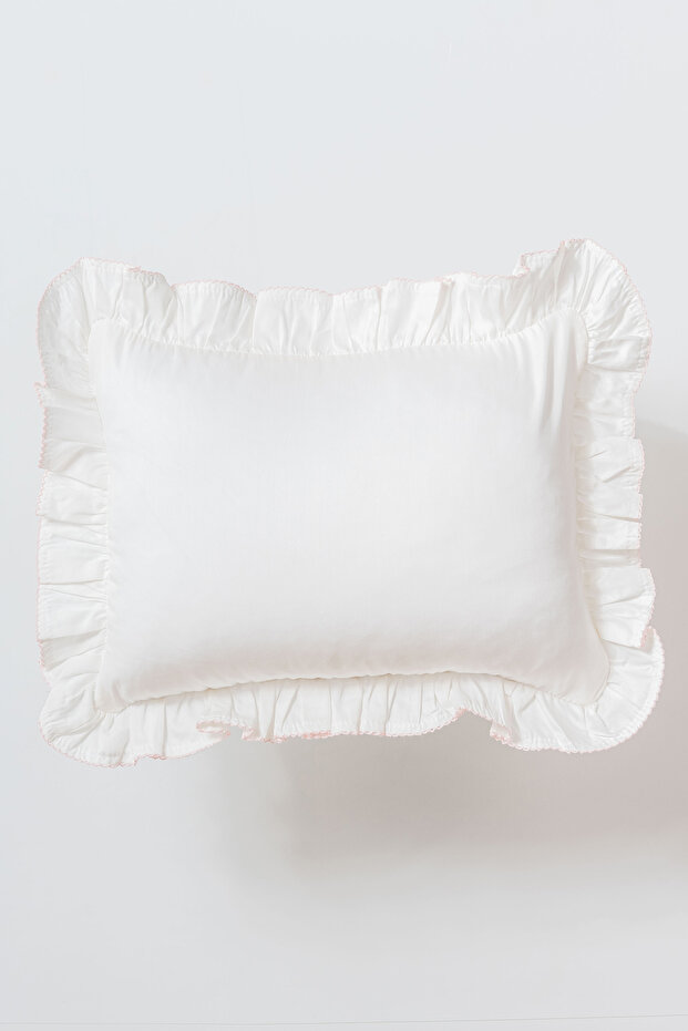 Crochet Cotton Satin Pillowcase