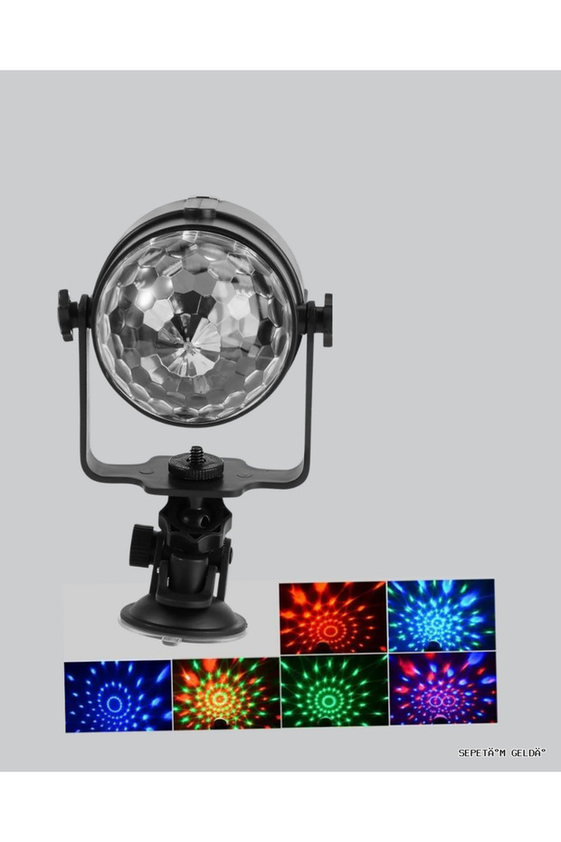 Spt-Gld 7 Color Modes Music Sensor Disco Ball – Led Lighted (04919) Party Lighting