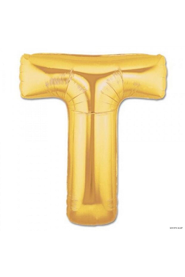 Spt-Gld Letter t Foil Balloon Color (10419) 40 Inches