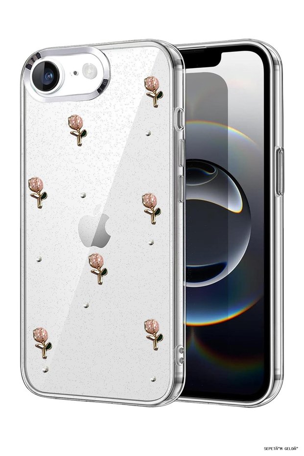 Spt-Gld Newface iPhone 16E Bow Patterned Cover - (23314) Pattern 6