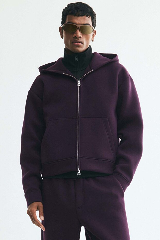 Loose Fit Zip-through hoodie