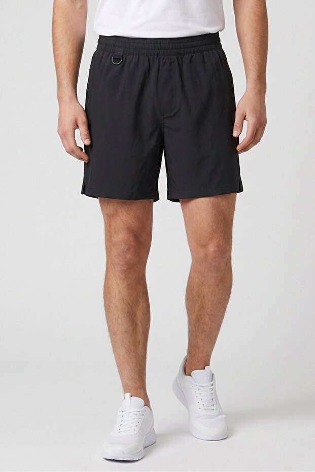 Men 6 Inseam Sportswear Fit Training Shorts, Black