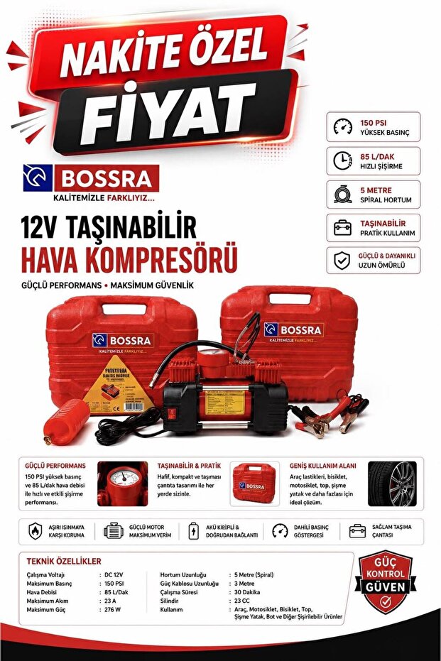 ÇİFT PİSTON ARAÇ KOMPRESÖRÜ