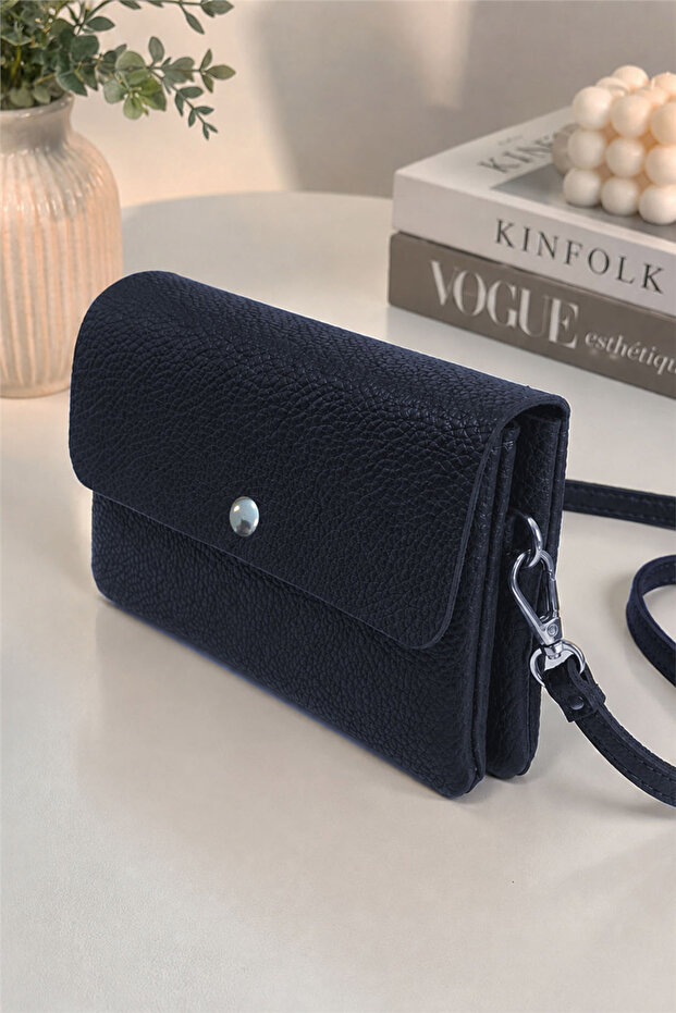 Envelope Cover Snap Fastener Shoulder Strap Cover Wallet