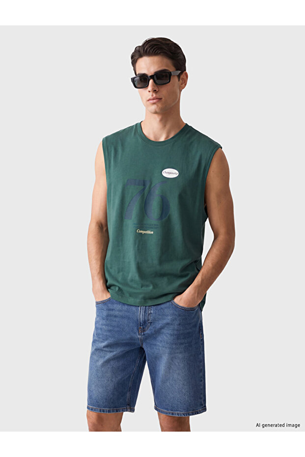 Zero Roba Collar Men's Sleeveless T-Shirt from Uzg Store for Style Enthusiasts