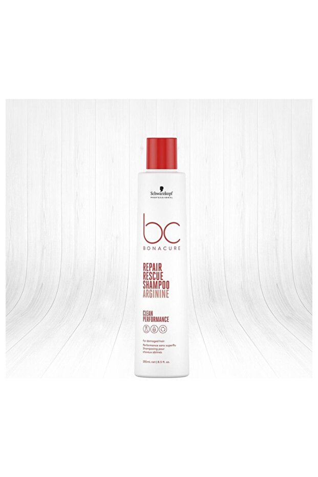 Arginine Extract Repairing and Structuring Sulfate-Free Shampoo for Damaged Hair 250 ml - Repair Rescue Shampoo Damage Control