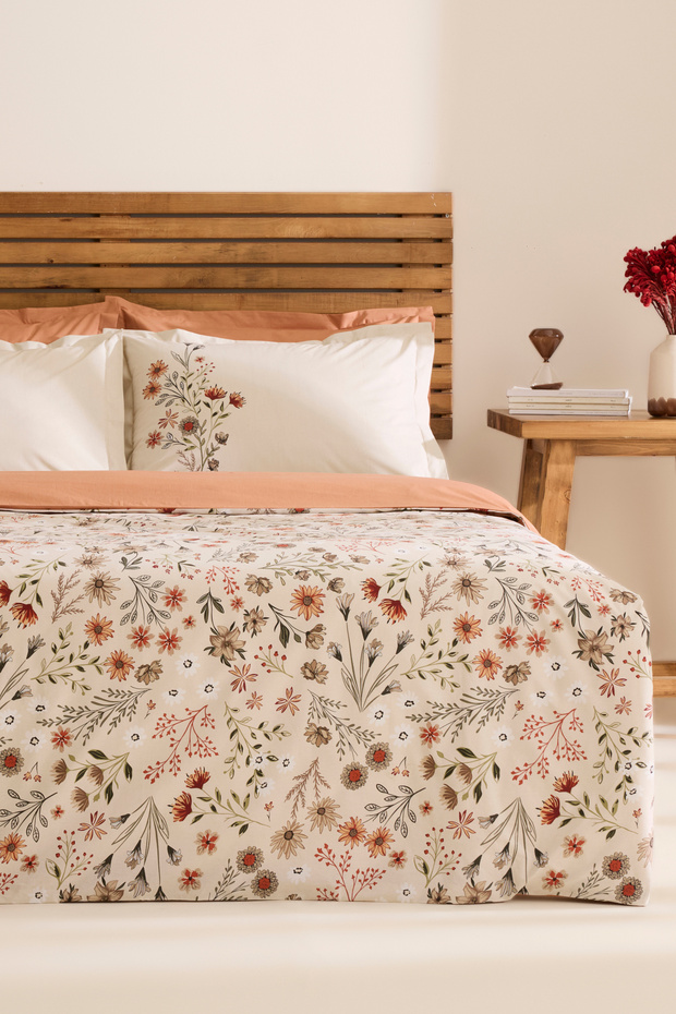 Velinor 100% Cotton Double Duvet Cover Set Multicolour