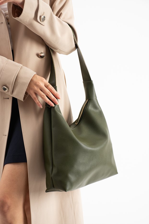 Lisbon Zipper Detailed Women's Handbag and Shoulder Bag