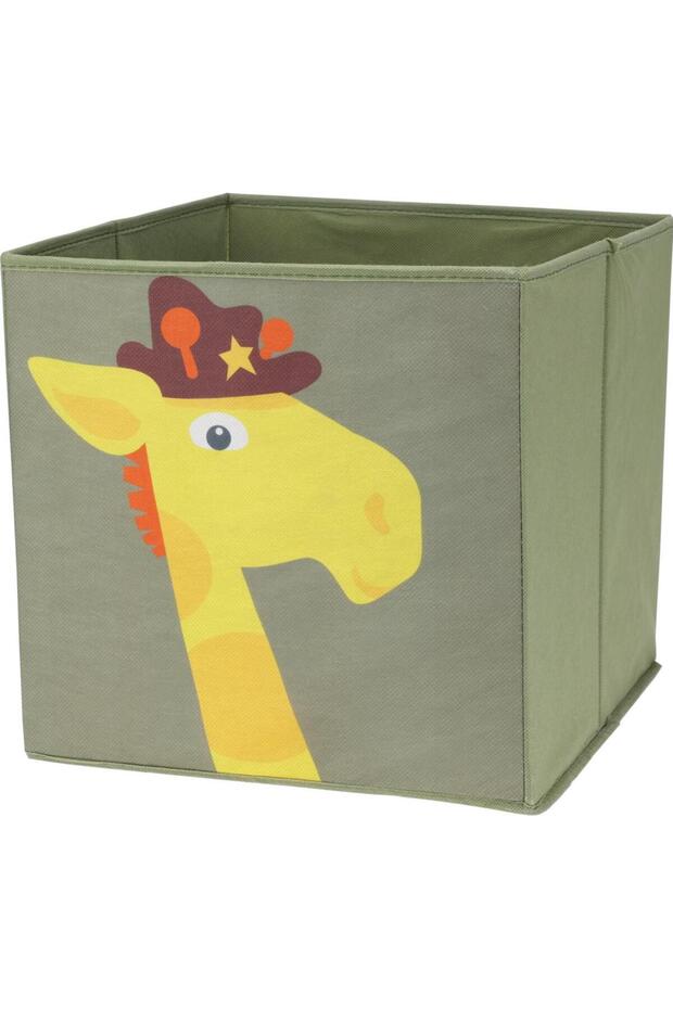 Foldable box, 30x30x30, giraffe