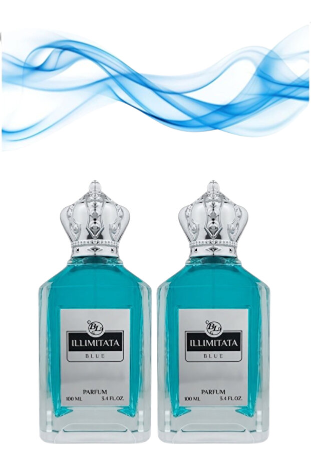 قطعتان من العطر الأزرق سعة 100 مل