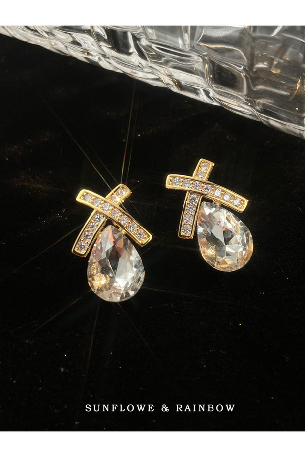Embellished Drop Earrings