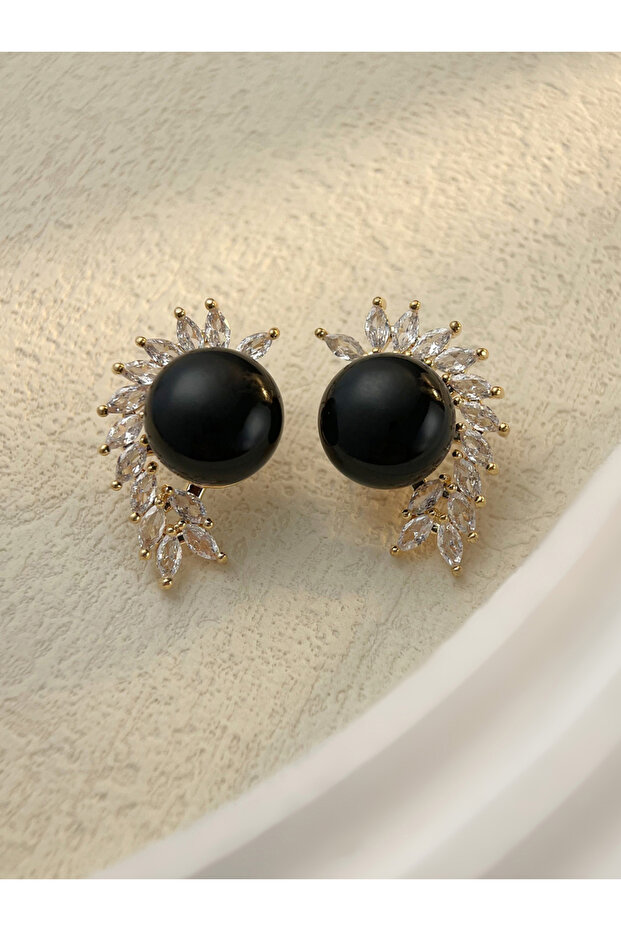 Faux Pearl Stud Earrings
