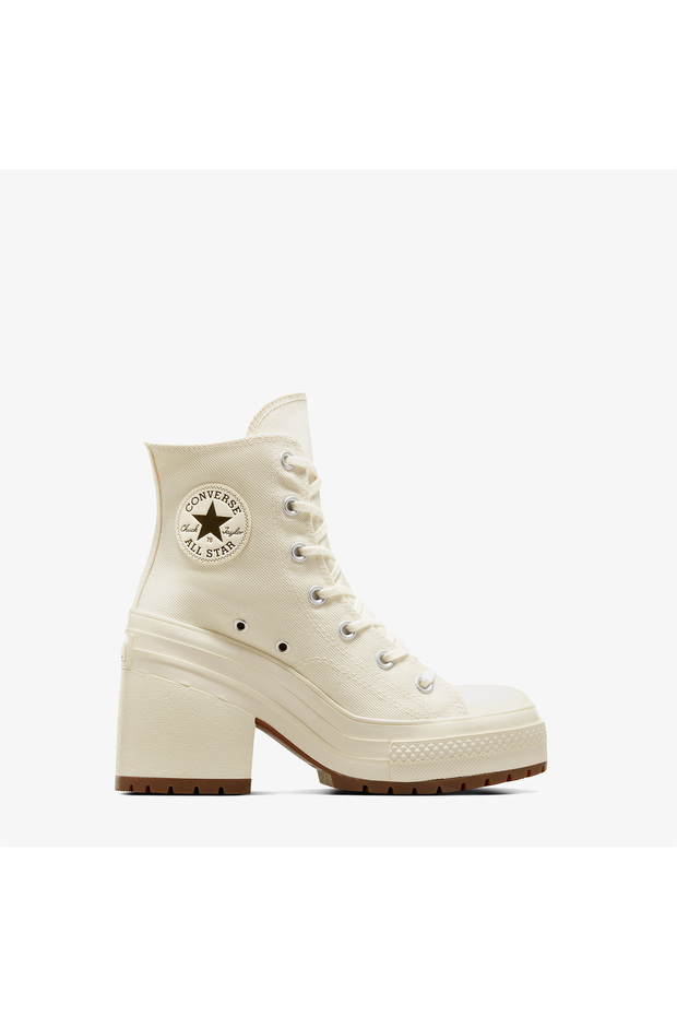 Chuck 70 De Luxe Heel Women's Cream Platform Boots