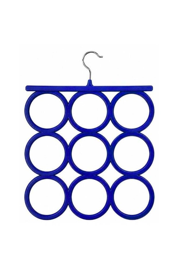 Nine-Ring Hanging Organiser. (ASSORTED COLORS)