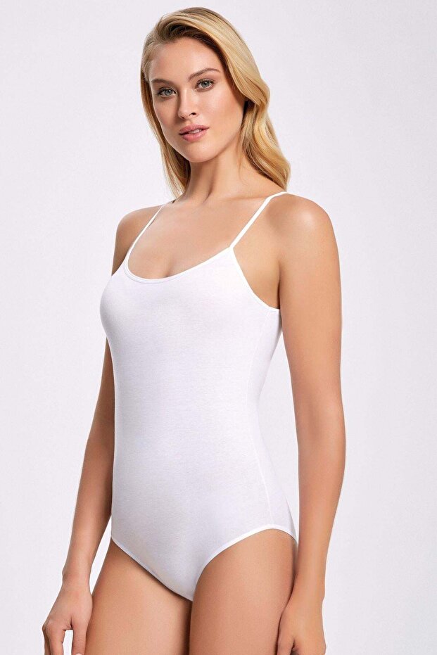 Button string bodysuit woman 249