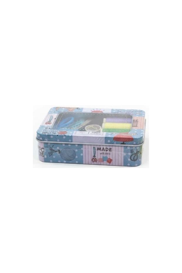 Metal Rectangular Sewing Box