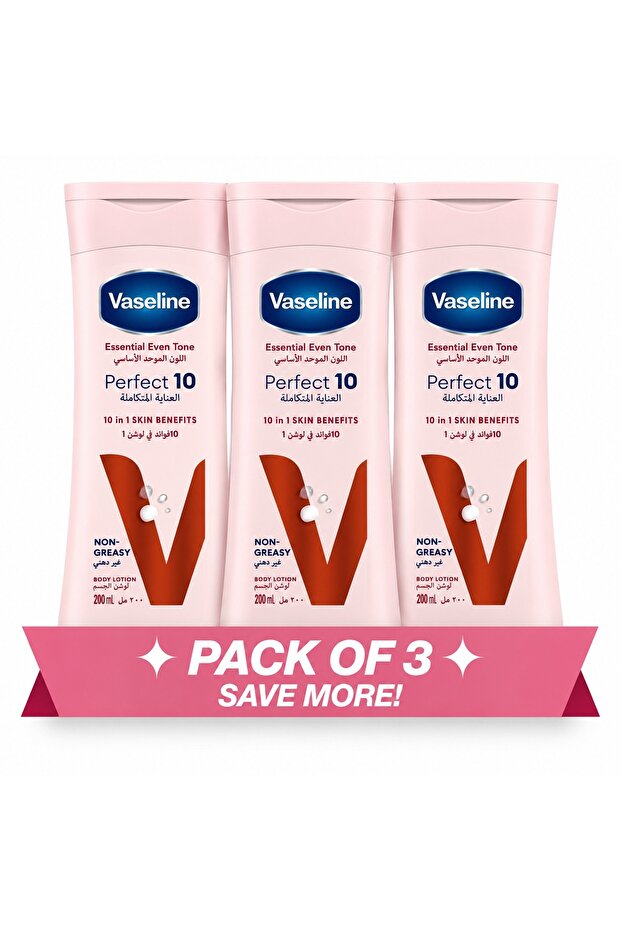 Healthy Bright Perfect 10 Lotion, 3 x 200ml