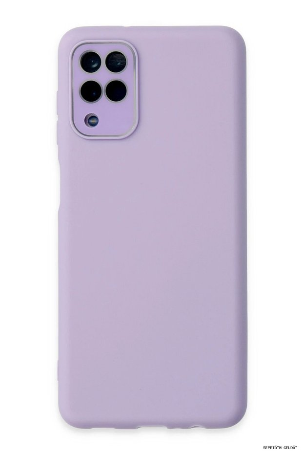 Spt-Gld Newface Galaxy A22 Case Launch Glass Cover (142522) - Lilac