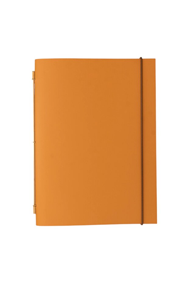Novum Organum m Gold Leather Notepad