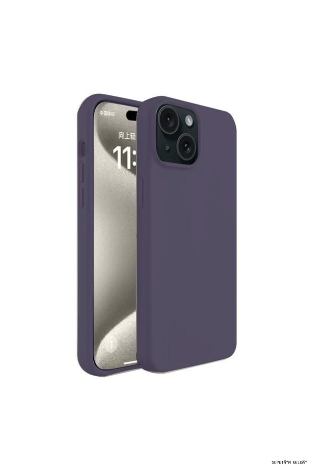 Spt-Gld Newface iPhone 15 Case First Silicone (151115) - Plum